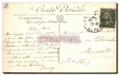Cannes — Ogólny widok i Croisette — LL. n°51 — Rewers