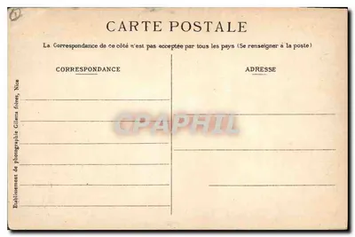 CANNES — Aleja Palmy — Wydawnictwo Gilletta, Nice, nr 248 — Rewers