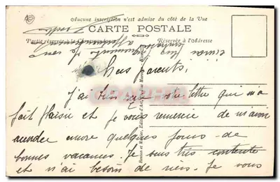 La Côte d'Azur — Ogród kwitnący — Wydawca: Batan et Maître, nr 133 — Rewers