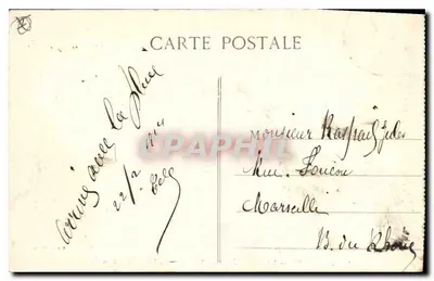 Cannes — Stare Zamki św. Honorata, Wyspa Lérins — Wydawca nieznany, nr 422 — Rewers