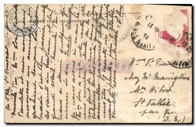 Wyspa Saint-Honorat — Stare Zamki — Wydawca: A. Philipe, nr 128 — Rewers