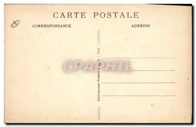 Vence (A.M.) — Binnenkant van de Kerk (Sillales en Lectern van de 15e eeuw) — Uitgever: Etablissement Frédéric Hérr - Nice — Achterkant