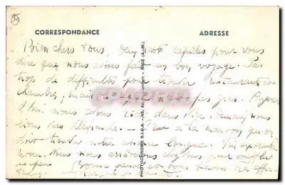 Cannes - Ogólny widok. Port. Wielkie hotele. — C. 1 — Wydawca: Fotograf S.I.C.A. — Nice — Rewers