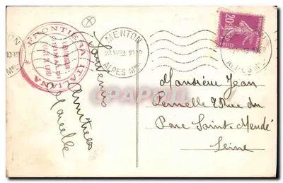 Grimaldi-Ventimiglia — Most San-Luigi, granica włoska — Munier — Rewers