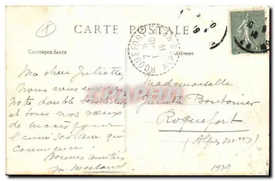 Sentiero forestale tra i pini del Montboron — Costa Azzurra - Nizza — Editore B.D. n°97 — Verso
