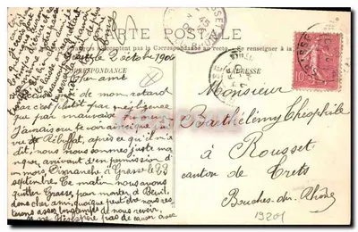 Grasse — Saout du Loup — LL. — n° 830 — Rewers