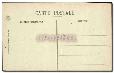 Saut du Loup (A.-M.) — wodospad między skałami — Wydawnictwo Gilletta, nr 1125 — Rewers