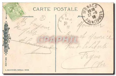 Monte Carlo. O Café de Paris. ND. Fot. — Série 153 — Verso