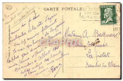 Grasse - Estrada de Saint-Pallier - O Castelo da Água — Verso