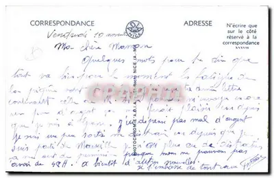 Grasse — Ogólny widok — Adlia — Rewers