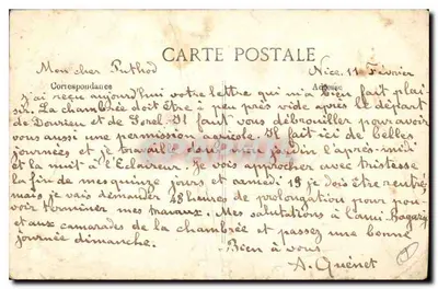 Côte d'Azur - Nice — Kąt Ogrodu Publicznego — Rewers