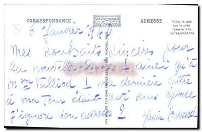 La Côte d'Azur — Ryniec kwiatowy — Wydawca Adia, n° 12864 — Rewers