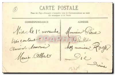 Nice - La Baie des Anges i Pointe de Rauba Capeu — BR - 1698 — Rewers