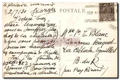 Nice — Promenada Anglijska — Wydawca Muriet, nr 202 — Rewers