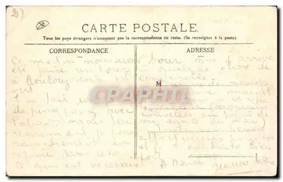 Nice — De Rade, genomen vanaf de Mont-Boron — onbekende uitgever, n° 20 — Achterkant
