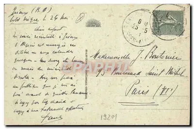 Nizza - Algemene uitzicht vanaf de Mont Boron — uitgever A.C.A. n°1 — Achterkant