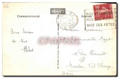 Nice — Widok z Zamku — LL — Rewers