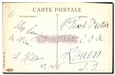 Nice - Palacio de la Jetée entre los Palmeras — Edición Bletta, n°55 — Reverso