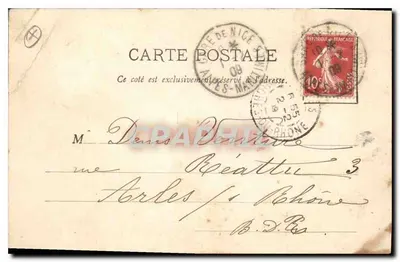 Monte-Carlo — uitzicht op de stad en de berg Agel — T. B. uitgever, Nice - 59 — Achterkant