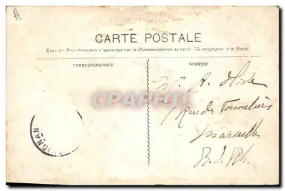 Draguignan — Wnętrze kaplicy N. D. du Peuple — Guence phot. Marsylia, nr 1262 — Rewers