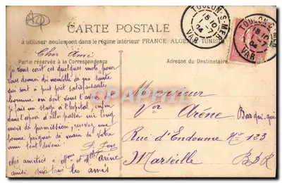 Toulon — Le Boulevard de Strasbourg — Clavel Edit. - Toulicon — Achterkant