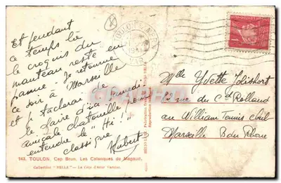 Cap Brun — As Calanques de Magaud — editor Rella — Verso