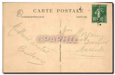 Saint-Raphaël (Var) — Wzgórza Parku Calvet (Efekt nocy) — FL. — Rewers