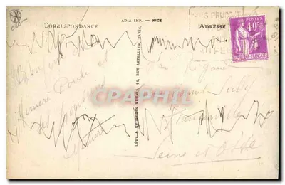 Saint-Tropez — Widok z Citadelle — LL. — Wydawca Ellen, nr 32 — Rewers