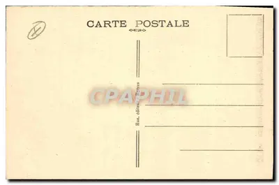 Hyères — Los Palmeras en el Jardín Denis — E. Hue, n°6 — Reverso
