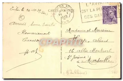 Port Méjean — Toulon — editor Mewy, n° 361 — Verso