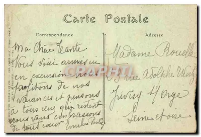 Les Sables-d'Olonne — Il Canale e la Torre d'Arundel, Ingresso delle Sardine — Editore: Éditions États Neurbin et Cie, Parigi — Verso
