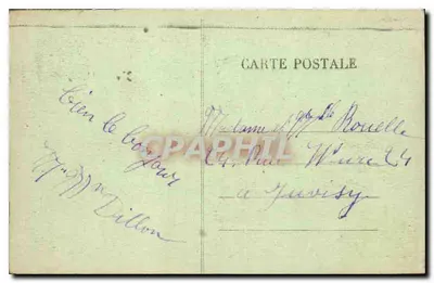 Dieppe — Śmigłaki w Przylodzowym Portowym — Wyd. J. Coudier — Rewers