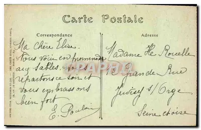 Sablaïse — mulher em traje tradicional — JND. Fot. n°216 — Verso