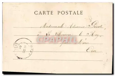 Mulher em vestido branco segurando um buquê — Amélie Marcelle Guignut — editor 'Le bon éditeur' - Paris — Verso