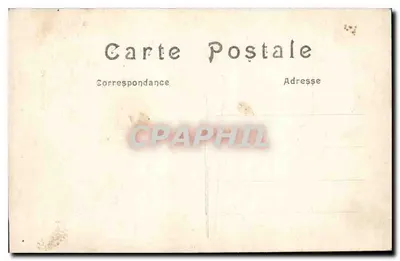 Château-Thierry — El Café Français bombardeado en la noche del 2 al 3 de septiembre de 1914 — Cliché Erhard — Reverso