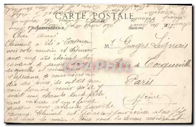 Fontgombault — Os Rochedos — E. Ferraguin, fot.-escr., Le Blanc — Verso