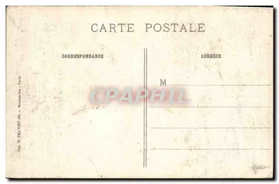 Champagne — Nie wybuchnięta bomba na Ferme d'Alger po bombardowaniu — Wzorcowany Paris 6 bis — Rewers