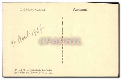 Die Chorbanken (15. Jahrhundert) — ALBI — Kathedrale Saint-Cécile — Rückseite
