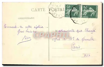NANCY - Katedra — Imprimeries Réunies, Nancy — Rewers