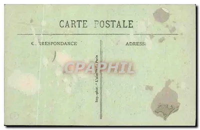 Paris - Die große Rutsche und die Eiffelturm — Imp. « L'Abéline », Paris — Rückseite
