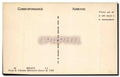 Drzwi Starego Seminarium — Meaux — D. Guillot — Rewers