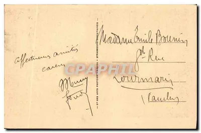 Châtel-Guyon — Um canto de Châtel-Guyon através das árvores — n°161 — Verso