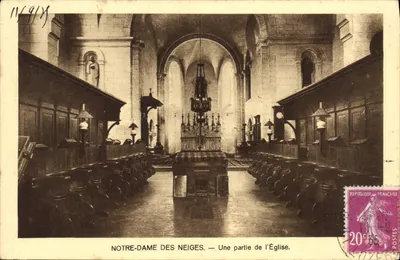 Notre-Dame des Neiges — Une partie de l'Église — Impr. photogr. Baudy & Cie, Saint-Nicolas