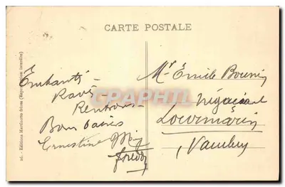 Les Grands Goulets — Os Túneis — Editor Bonnard (Faresse) — Verso