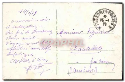 Estrasburgo — A Catedral — editor: Emil Hettmann & Cie, n° 11 — Verso