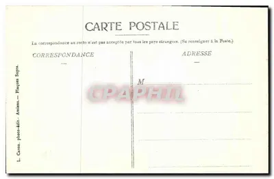 Amiens — portal kościoła Świętego Germain — L. Caron, fotograf i wydawca Amiens — Rewers