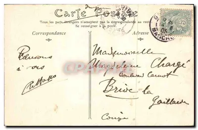 Granville — Ogólny widok, port Palais de Doucille — ND. Poet — Rewers