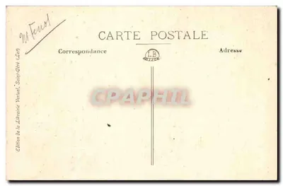 Padirac (Lot) — Lago suspenso e grande dômera — Edição A. Virc — Verso