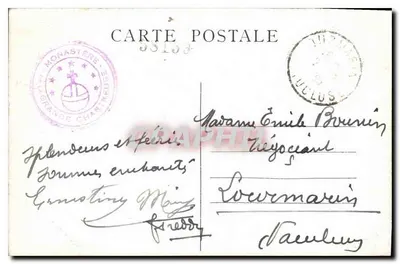 Dauphiné — Klasztor Grande-Chartreuse — Ogólny widok — Wydawca nieznany, nr 102 — Rewers