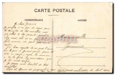 Parijs - De Colonne Vendôme — panoramische weergave — uitgever niet zichtbaar — Achterkant
